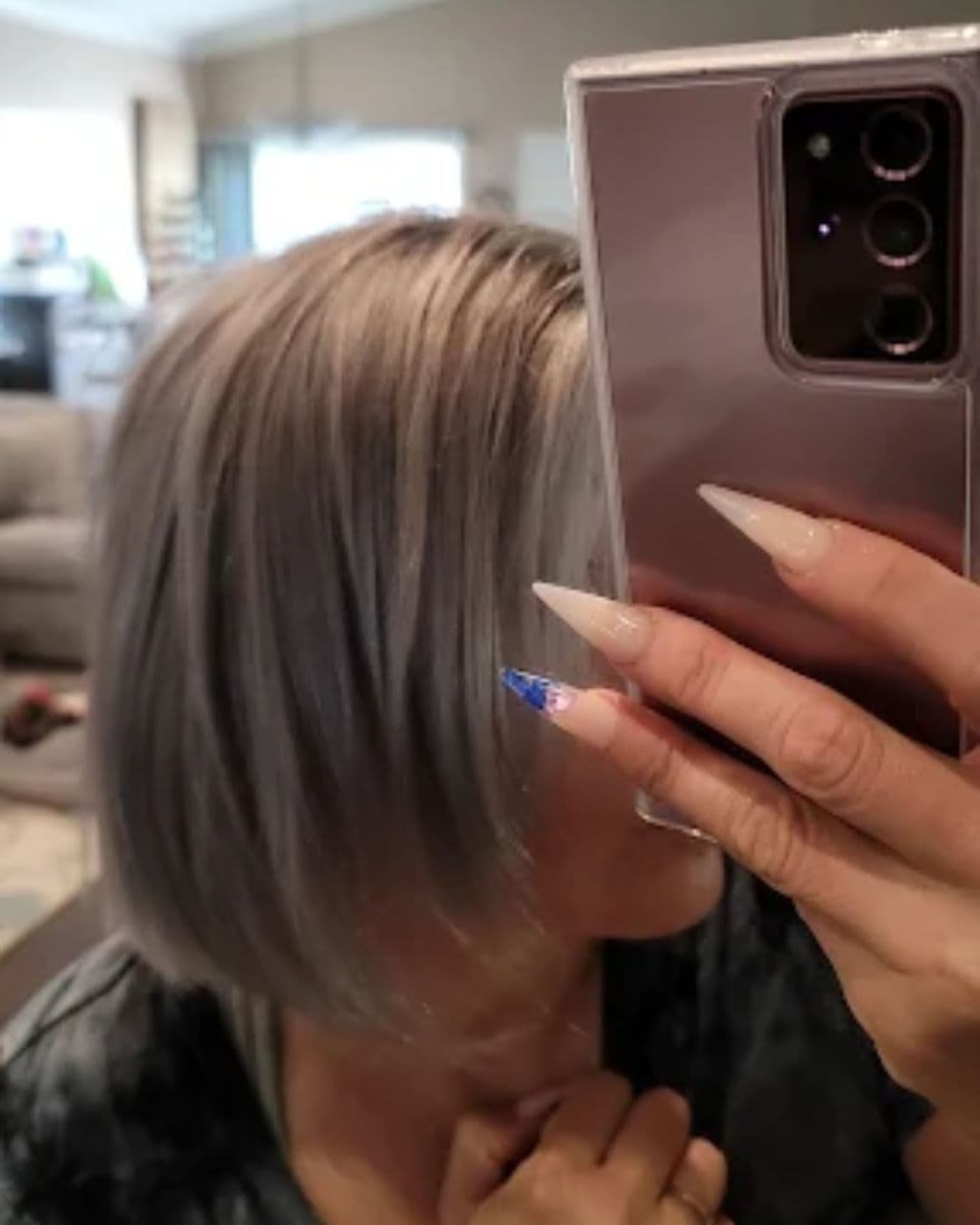 Estilo de cabello con ondas en Salon Lineys